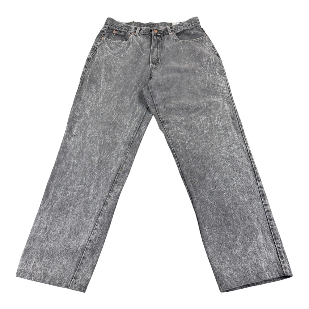 Code Blue Jeans Mens 36 Gray Acid Wash Baggy Fit Vintage 90s Y2K Hip Hop Denim